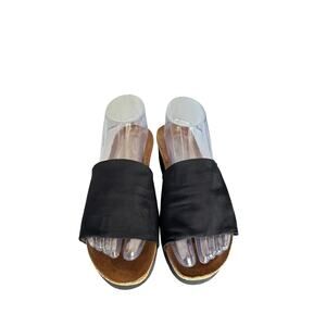 Naot Alana slides leather bed slip on one strap sandals sz 39=8.5